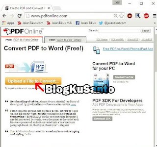 Cara Mengonversi PDF Ke Word